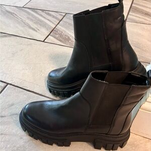 Women's Chunky Combat Boots by Marc Fisher